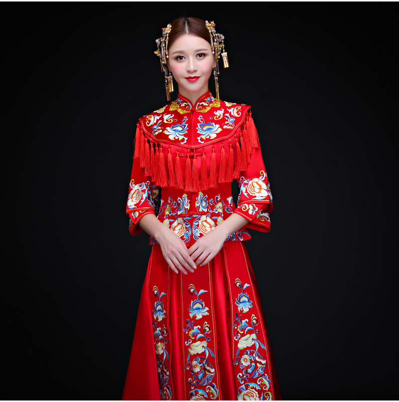 古典時尚中式禮服，中國風新娘禮服
