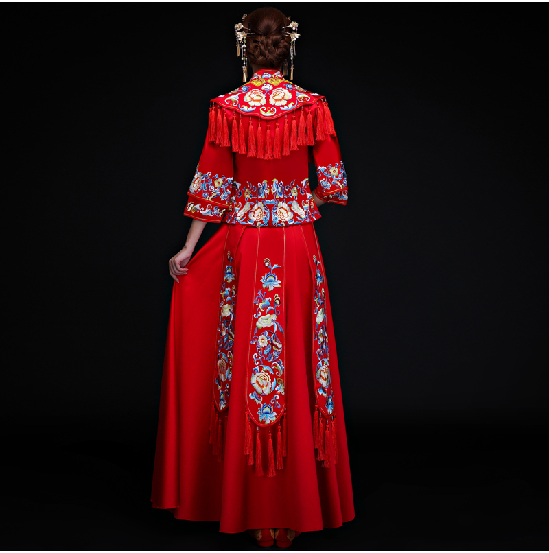 古典時尚中式禮服，中國風新娘禮服