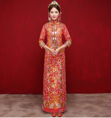 中國風時尚中式禮服，唯美時尚新娘禮服