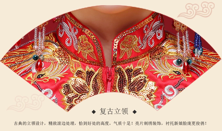 中國風時尚中式禮服，唯美時尚新娘禮服