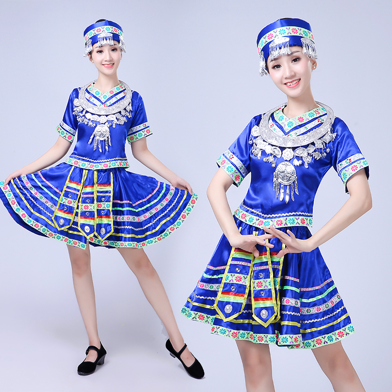 精致唯美苗族服裝少數民族服裝圖片