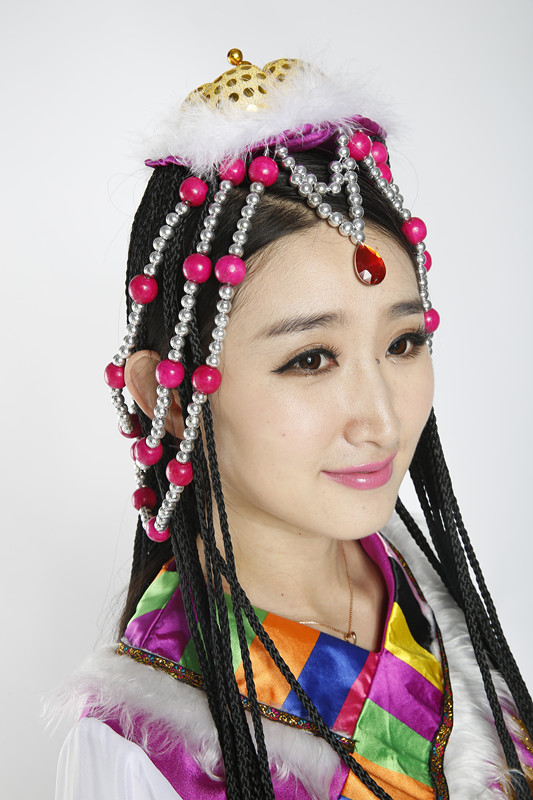 藏族少數民族服裝圖片