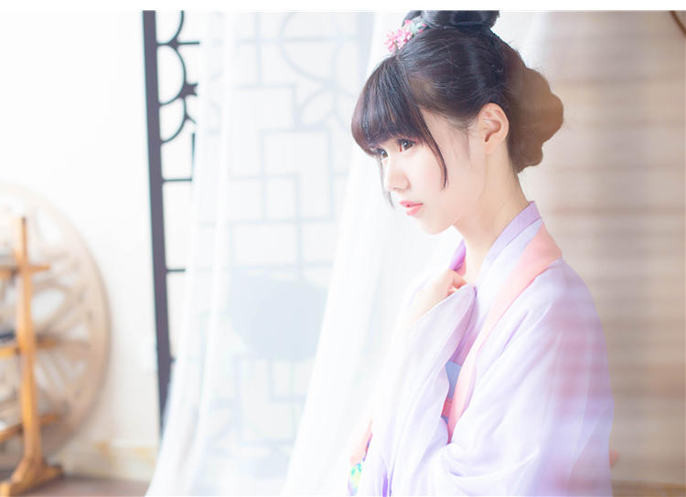 飄逸仙女齊胸襦裙漢服古裝美女圖片