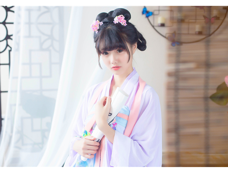 飄逸仙女齊胸襦裙漢服古裝美女圖片