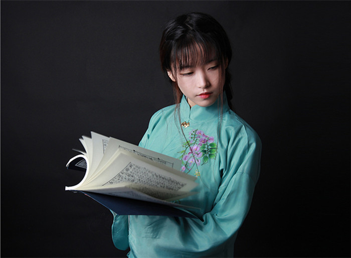 傳統復古立領長袖繡花上衣外套