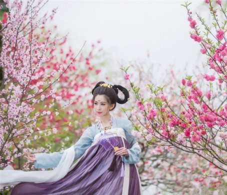 傳統繡花齊胸襦裙漢服