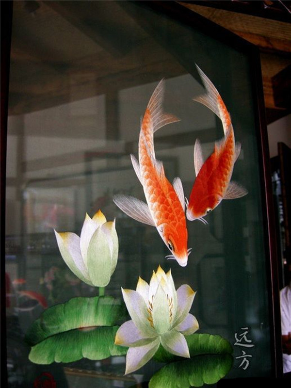 蜀繡大師——孟德芝，作品欣賞