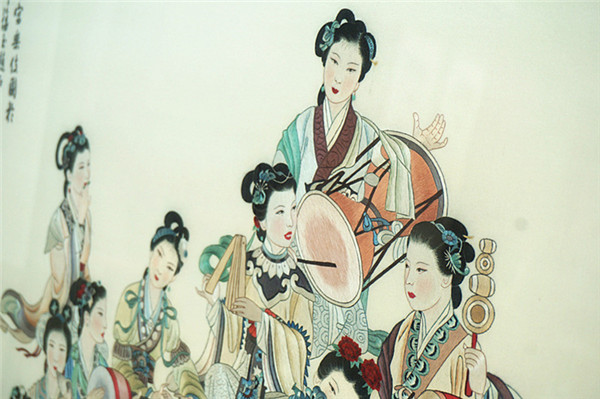 蜀繡大師——孟德芝，作品欣賞