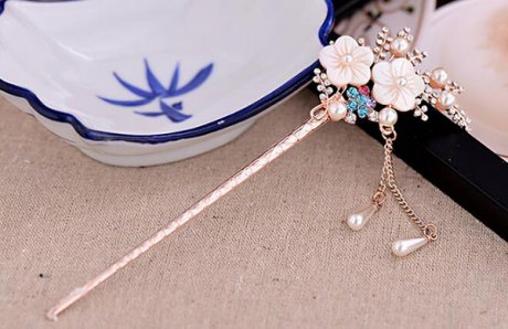 流蘇發簪 古典步搖簪子發釵頭飾