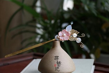 發簪步搖頭飾流蘇簪子