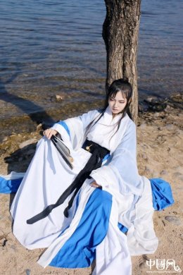 漢服魏晉風大袖衫交領襦裙