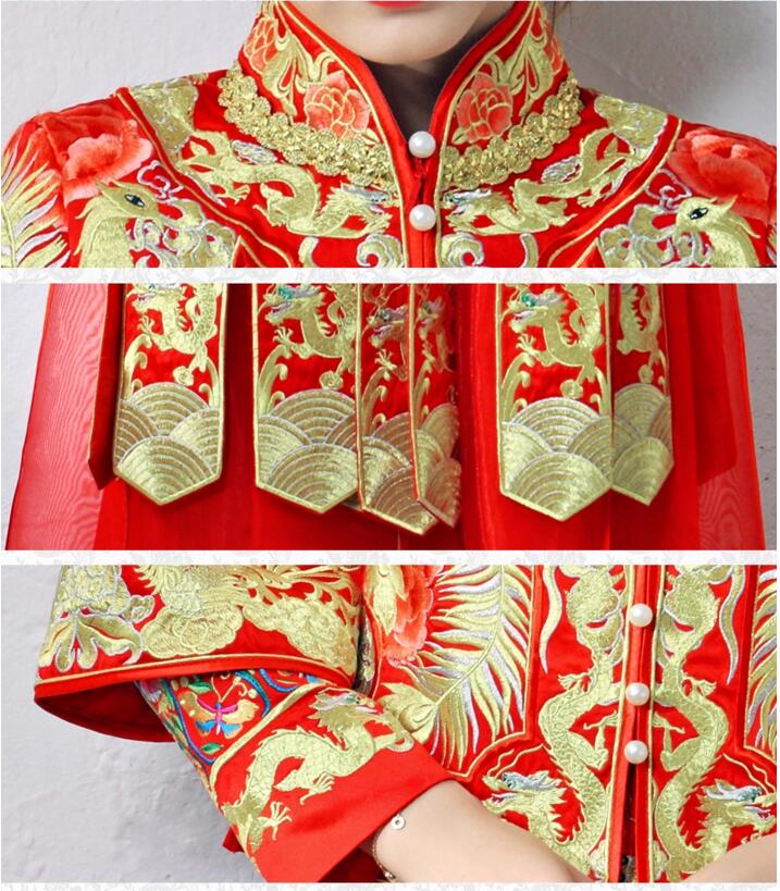 中國風新娘嫁衣中式禮服