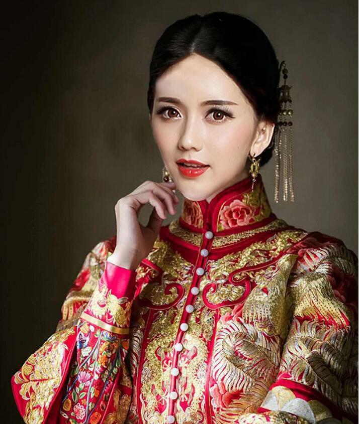 中國風新娘嫁衣中式禮服