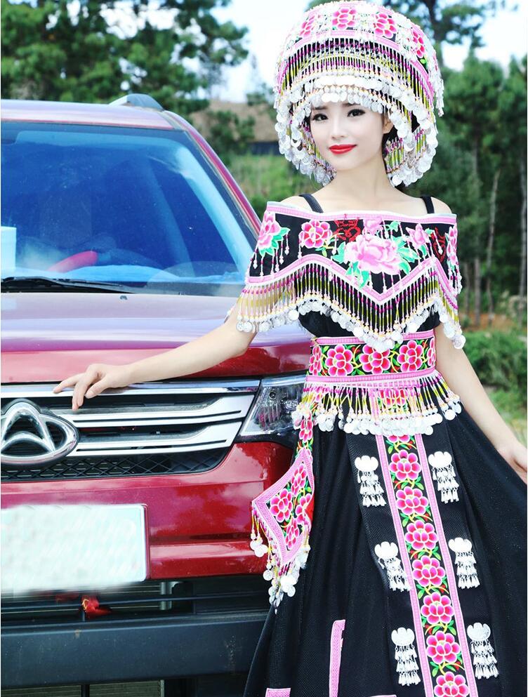 苗族服飾少數民族服裝圖片
