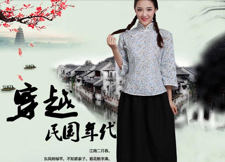 民國風學生裝女裝畢業照服裝，復古文藝學生演