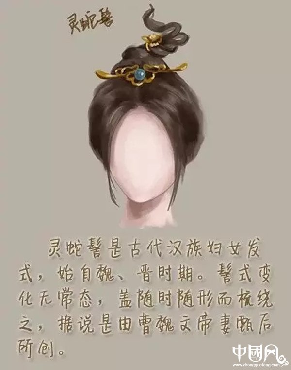 中國風女子古裝發型參考（四）