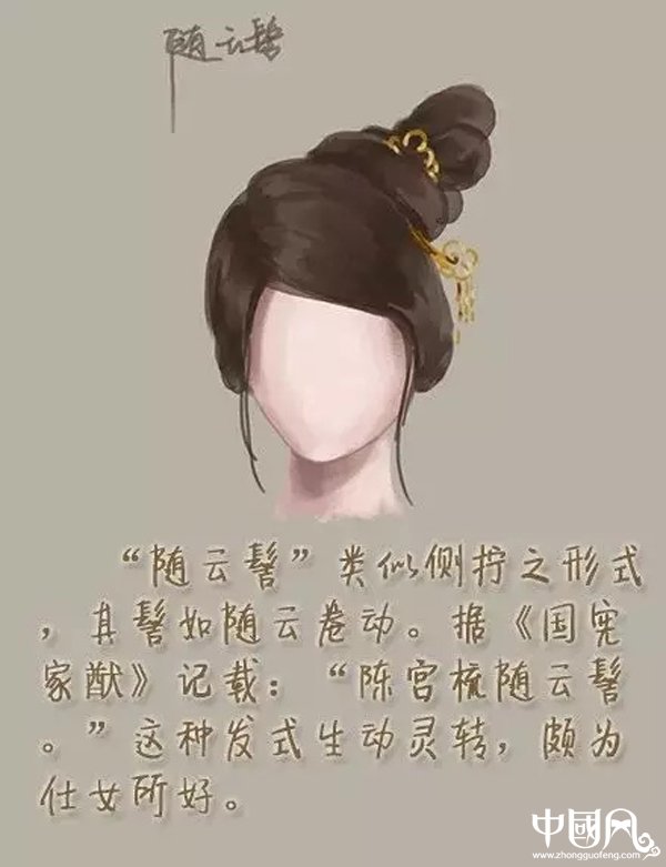 中國風女子古裝發型參考（六）