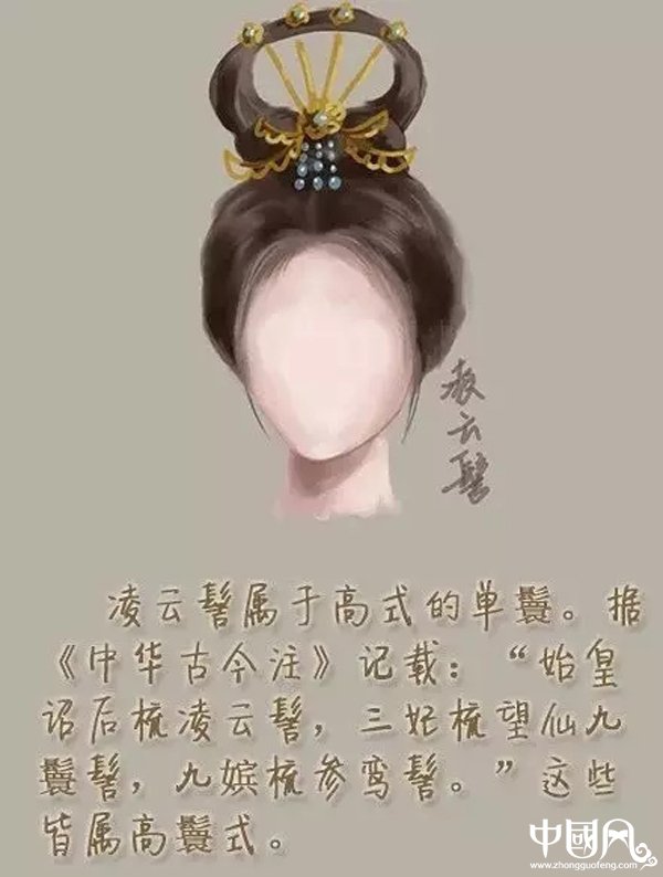 中國風女子古裝發型參考（八）
