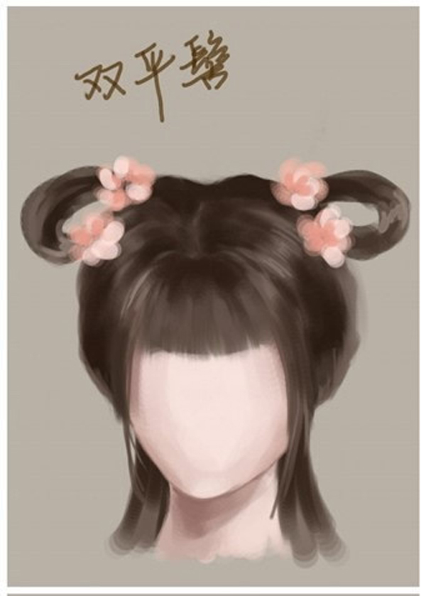 中國風女子古裝發型參考（九）