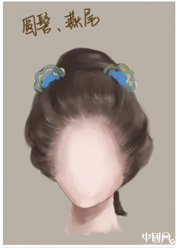 中國風女子古裝發型參考（十一）