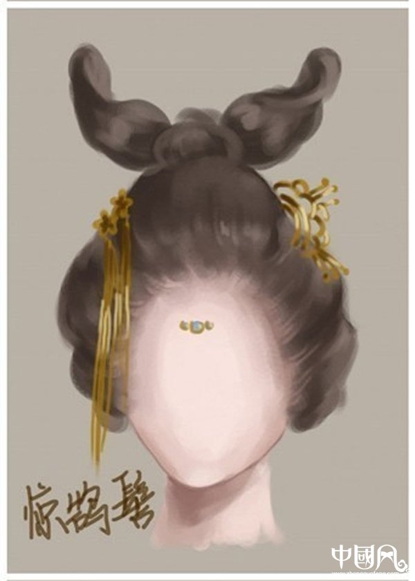 中國風女子古裝發型參考（十二）