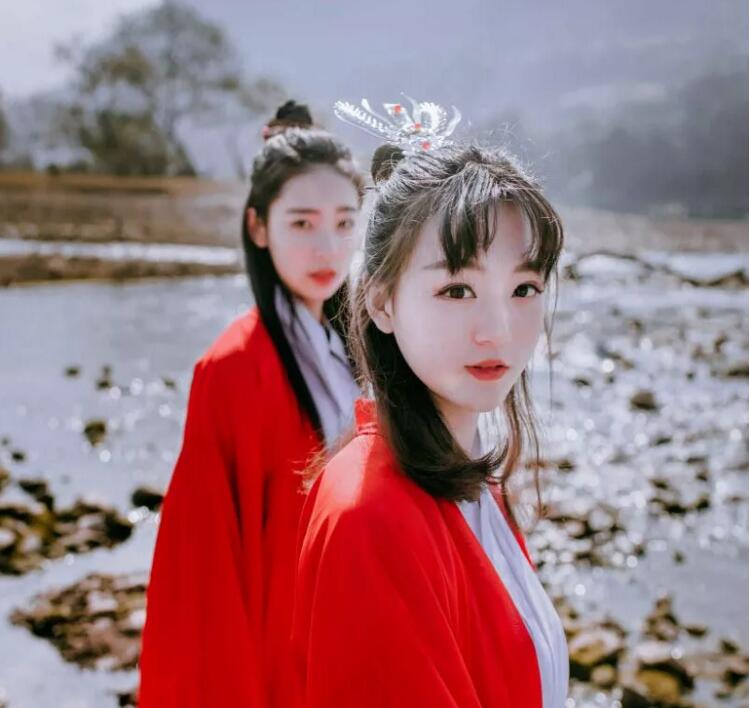 中國風長款仙女古裝圖片