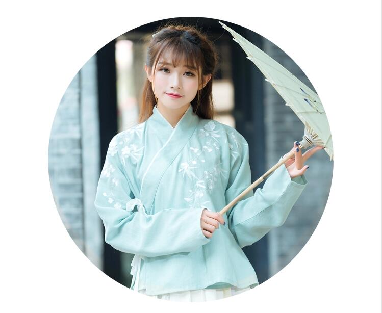 傳統改良漢服古裝圖片