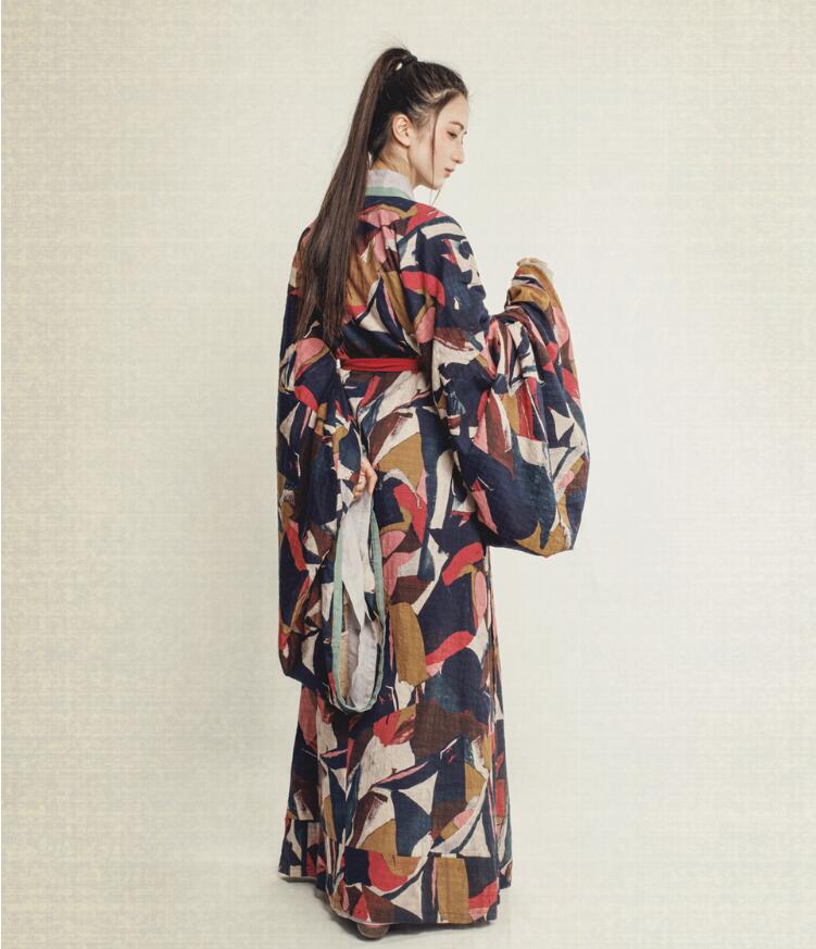 魏晉風直裾襦裙 漢服美女