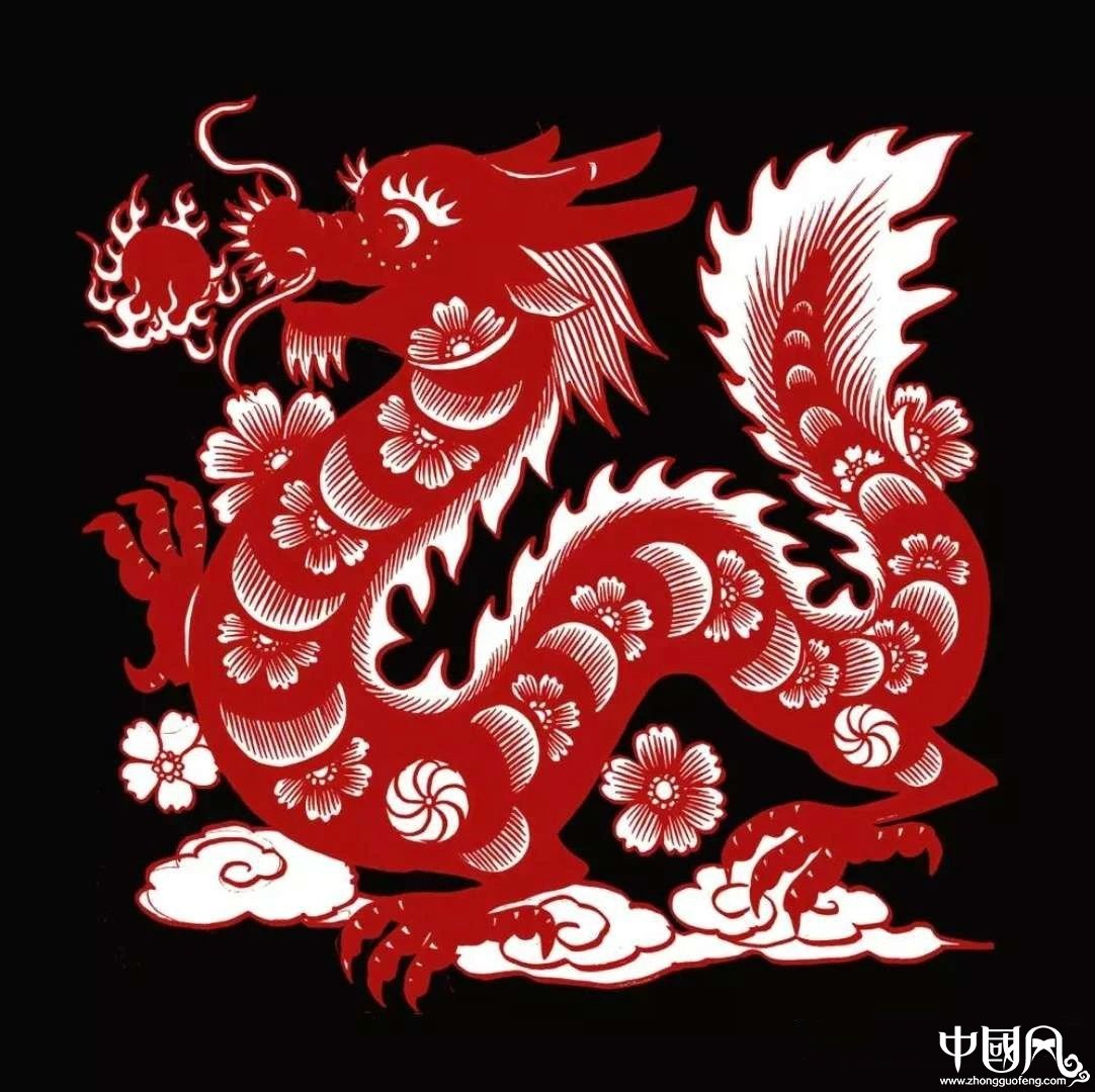 紅與黑的剪紙藝術，曹文峰十二生肖剪紙作品