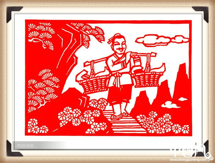 斗狼記剪紙藝術，高清剪紙連環畫圖集（54張）