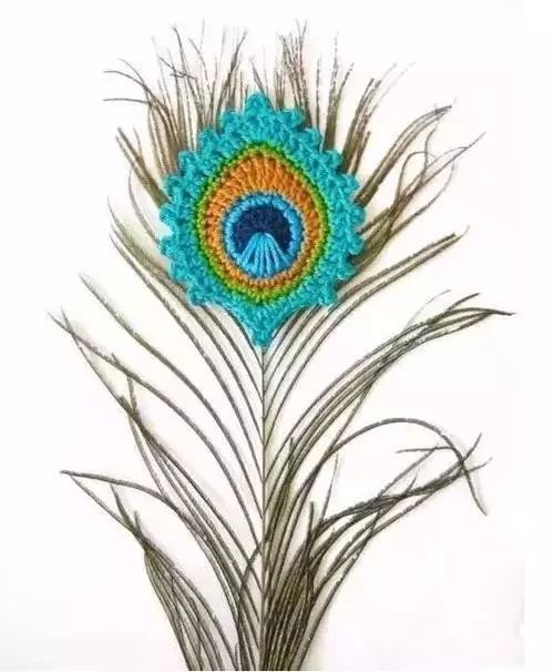 孔雀羽毛編織作品，驚艷眾人！