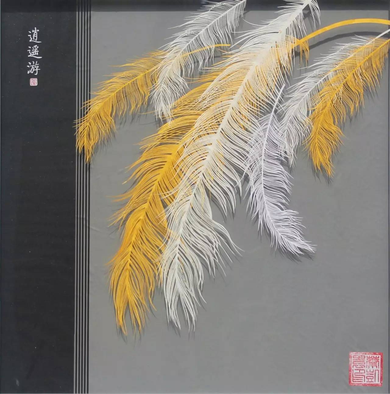 剪紙藝術(shù)作品：一次鏤空一根線(xiàn)條的信仰！