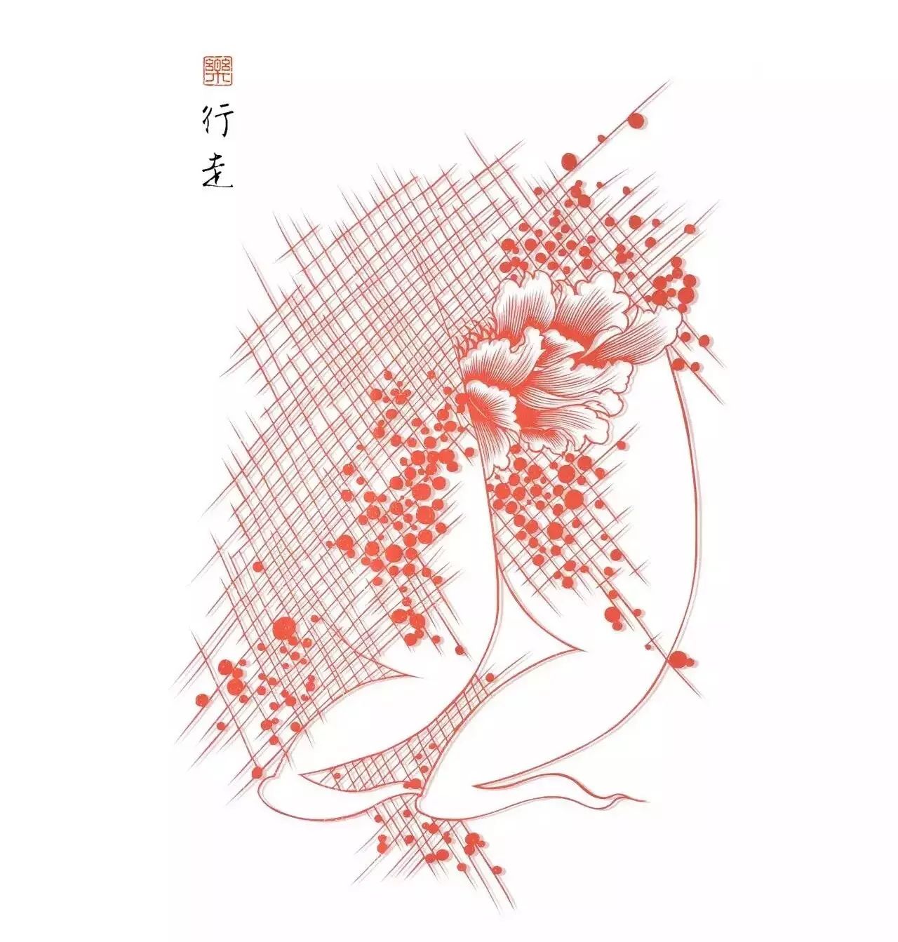 剪紙藝術作品：一次鏤空一根線條的信仰！