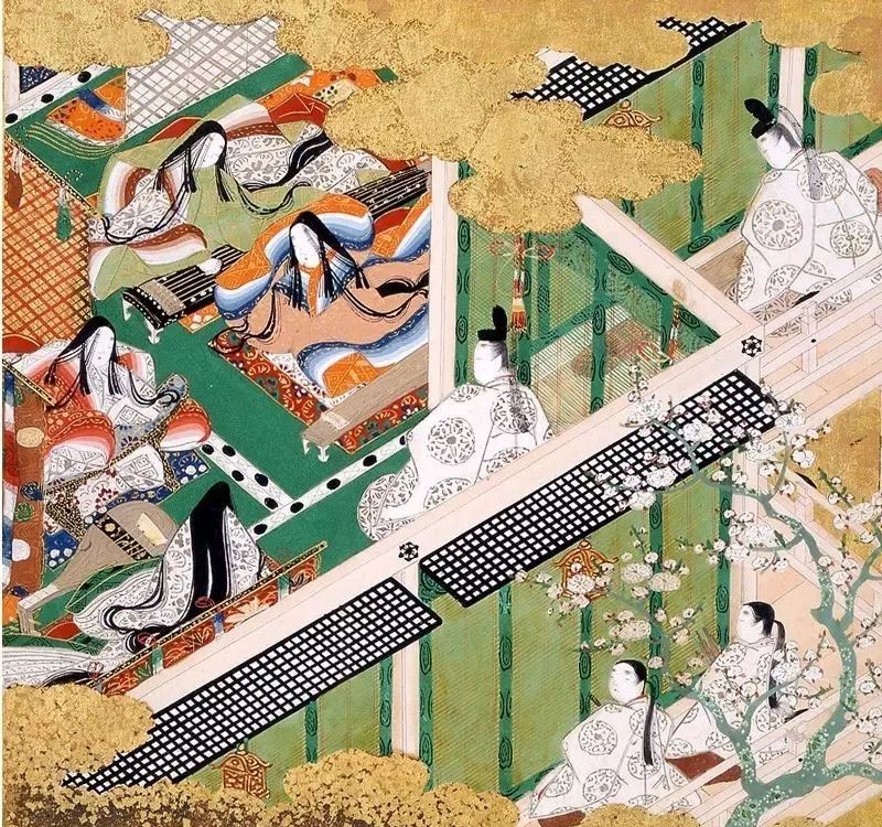 最華麗的傳統(tǒng)花布,《源氏物語》的中國絲織品