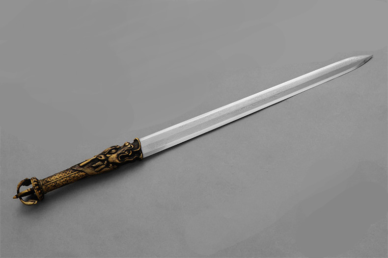 降魔刃藏傳佛教寶劍，短劍冷兵器一體劍