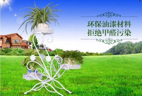 歐式鐵藝創意多層花架落地花盆架