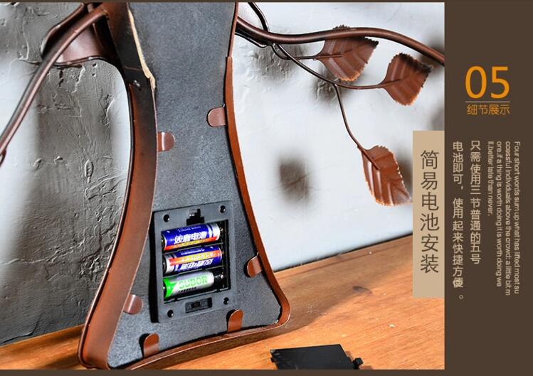 吉祥樹鐵藝LED智能感應墻面裝飾燈