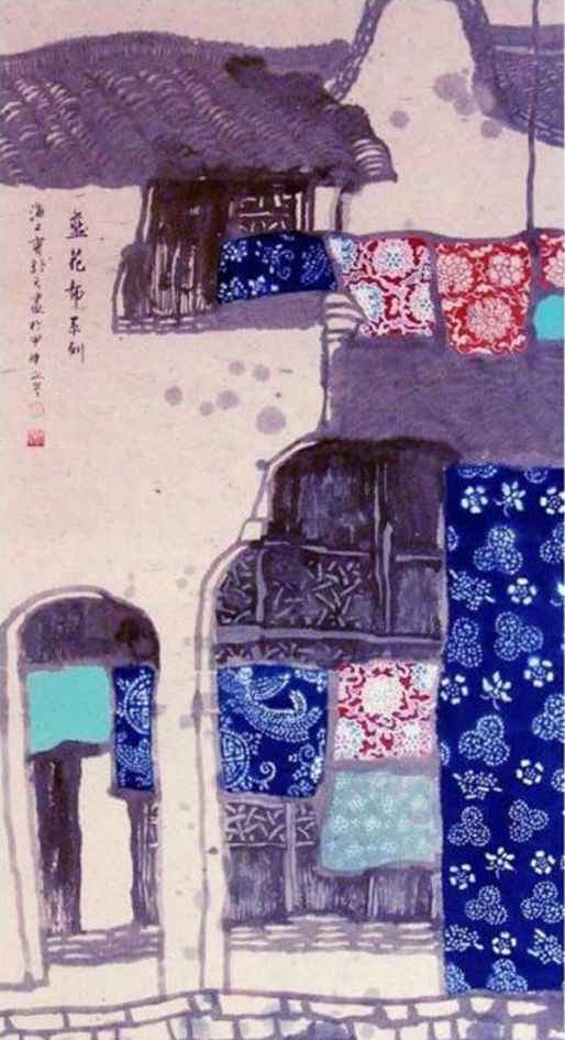 水鄉藍印花布｜曹舒天