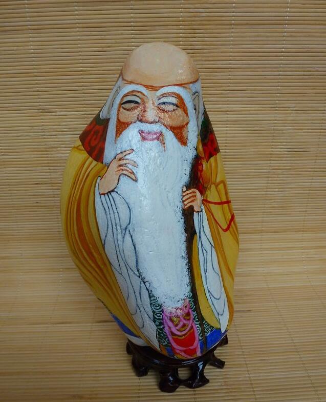 石頭彩繪 中國風彩繪