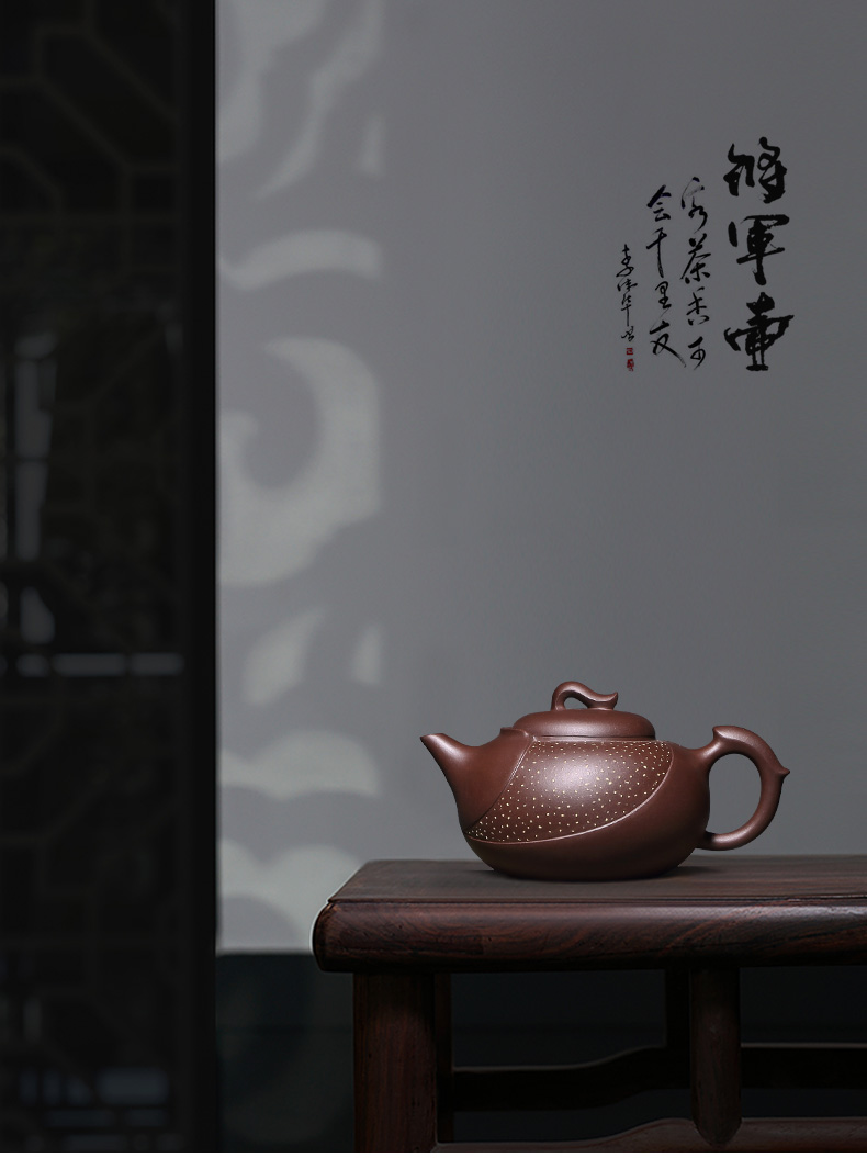 將軍壺紫砂壺，雅韻精美紫砂壺