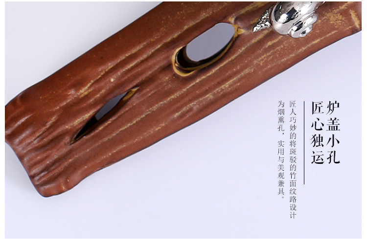 小巧精致寓意節節高升的陶瓷香爐