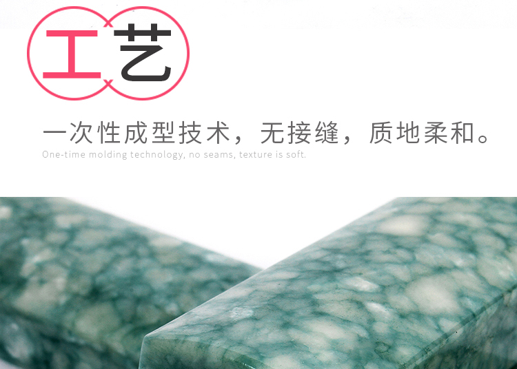 兩只圓滑仿陶瓷石綠鎮尺文房用品