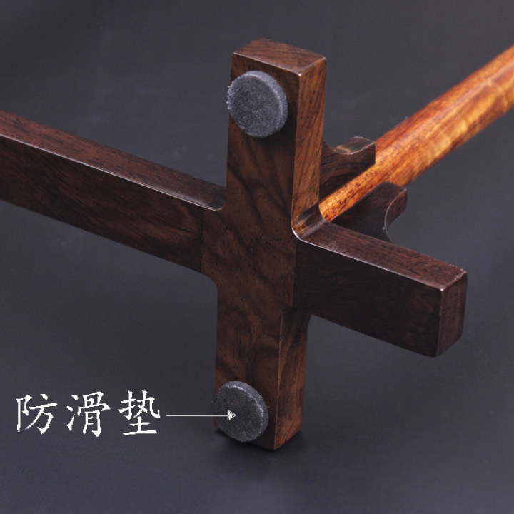 簡(jiǎn)約花梨木筆掛筆架，實(shí)木書(shū)法用品