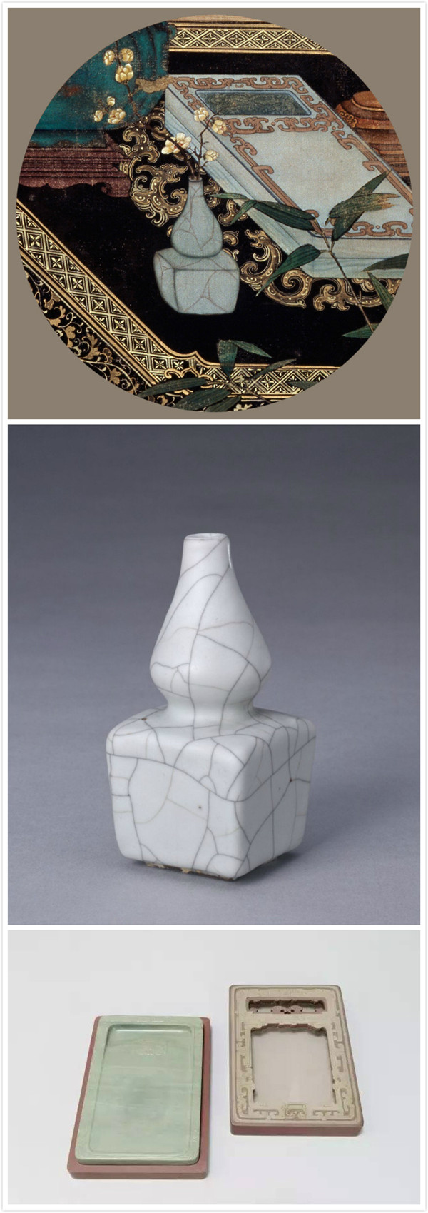 古代精美文物畫(huà)像與實(shí)物