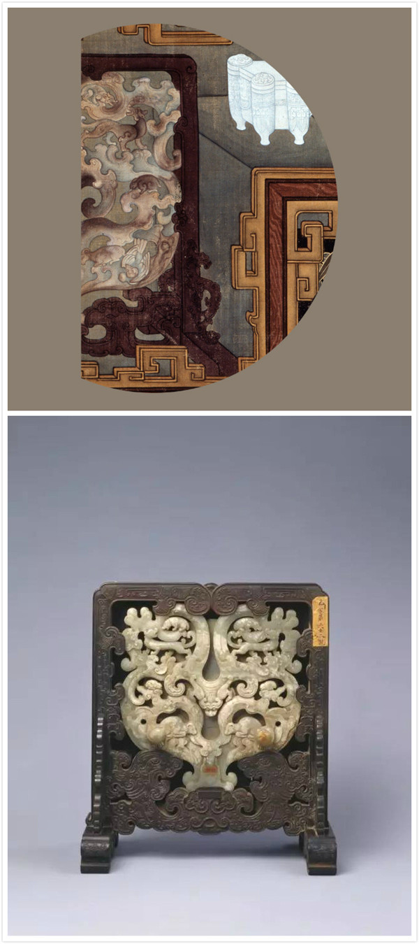 古代精美文物畫(huà)像與實(shí)物