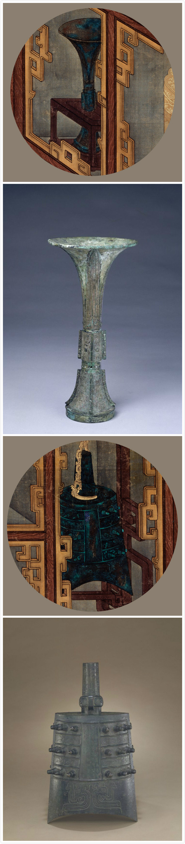 古代精美文物畫(huà)像與實(shí)物