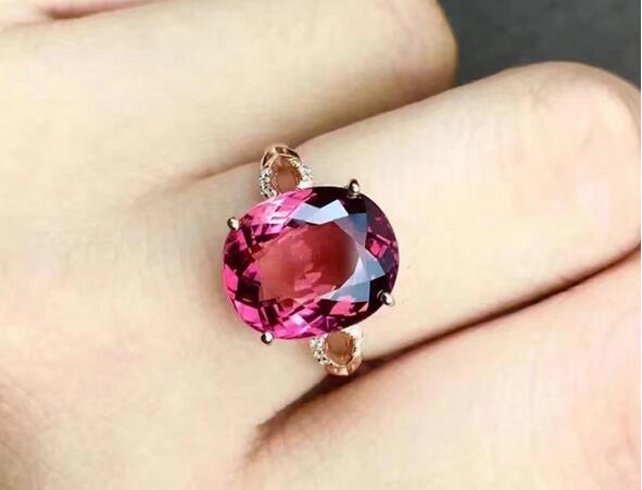 天然紅碧璽戒指，什么是碧璽？