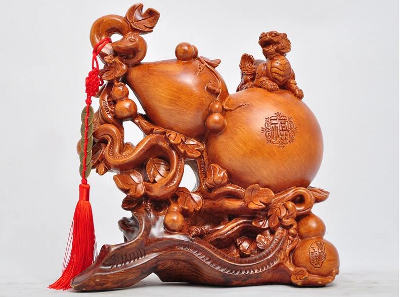 葫蘆擺件辦公室裝飾品招財風水工藝品