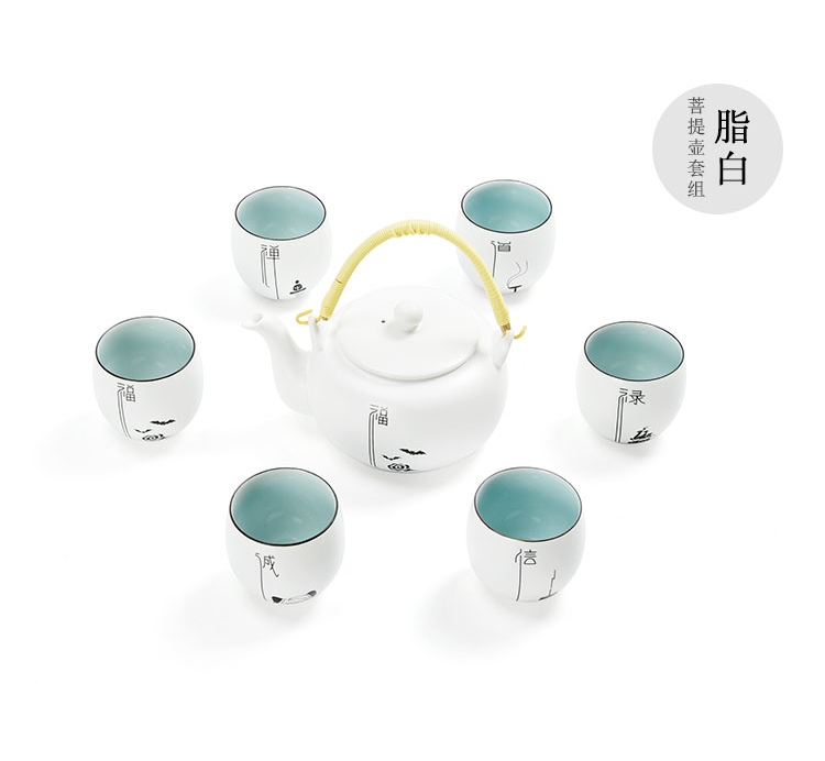 樸實(shí)無華，簡約厚重青釉陶瓷茶具