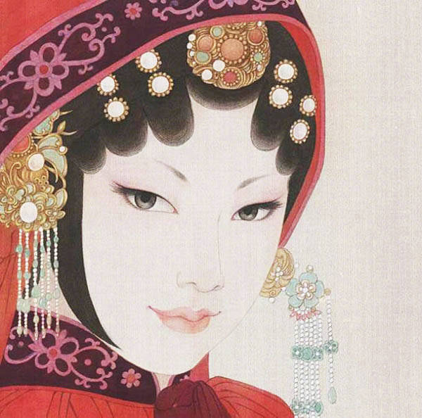 超美的京劇花旦人物圖集，可做頭像的花旦人物